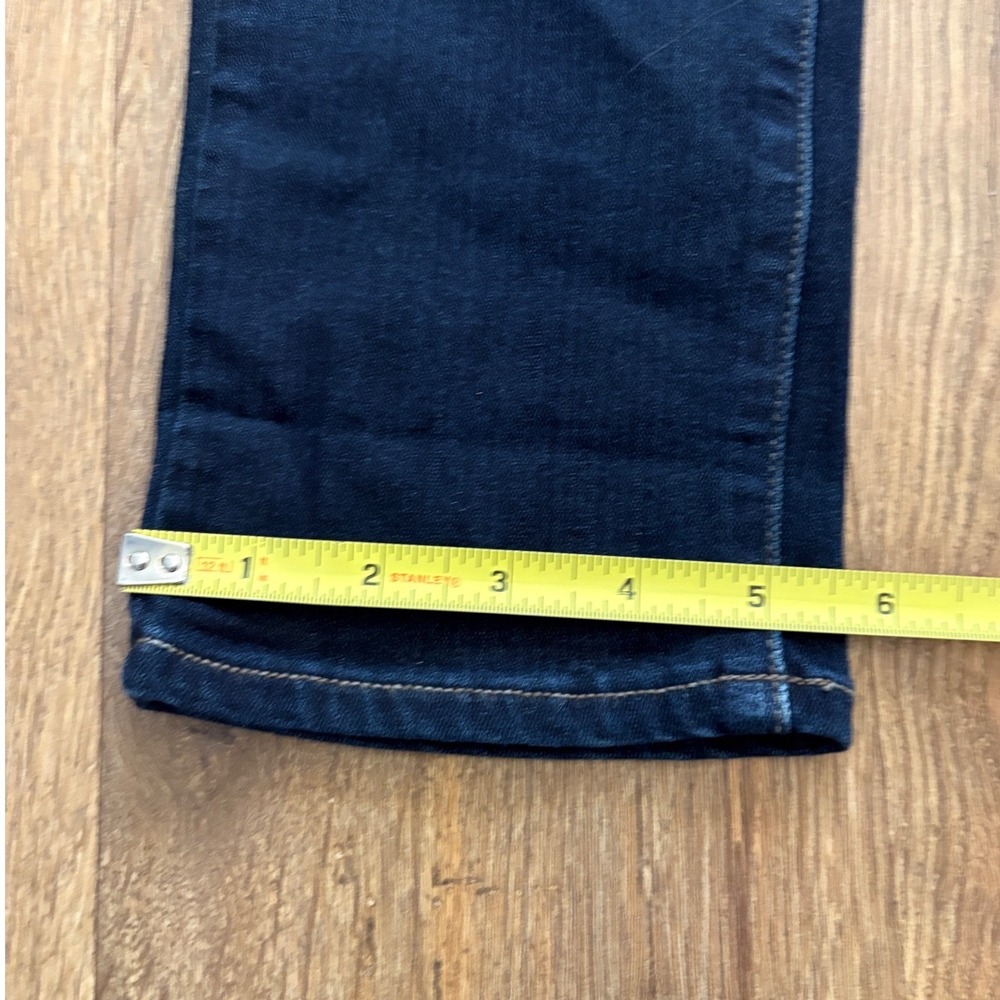 Paige Skyline Skinny Jeans Womens 28 Dark Indigo Blue Mid Rise Made in USA - Picture 6 of 10